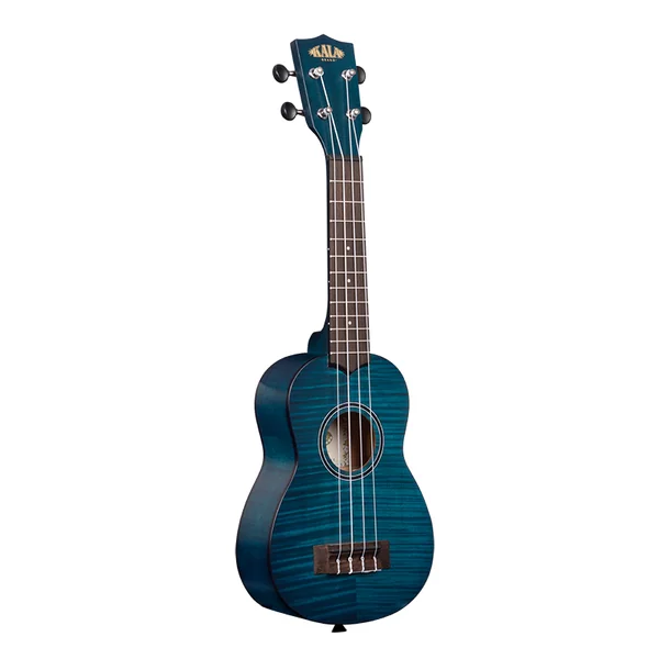 Exotic Mahogany Soprano - transparent blue
