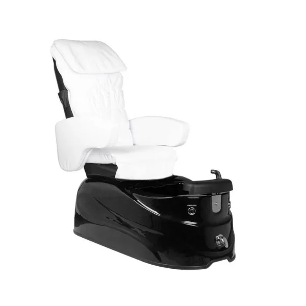 Fauteuil pédicure SPA noir et blanc avec fonction massage Mobilier pédicure Fauteuil pedispa