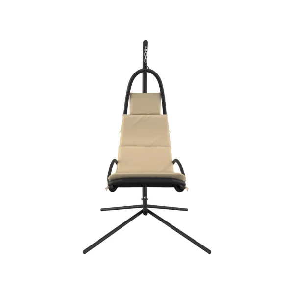Fauteuil Suspendu Crème Chaise Suspendue de Jardin