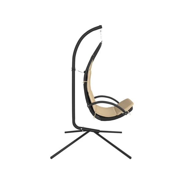 Fauteuil Suspendu Crème Chaise Suspendue de Jardin