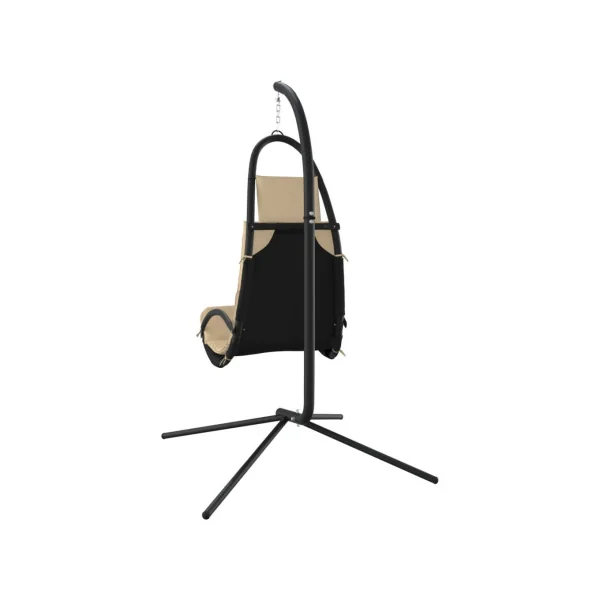 Fauteuil Suspendu Crème Chaise Suspendue de Jardin