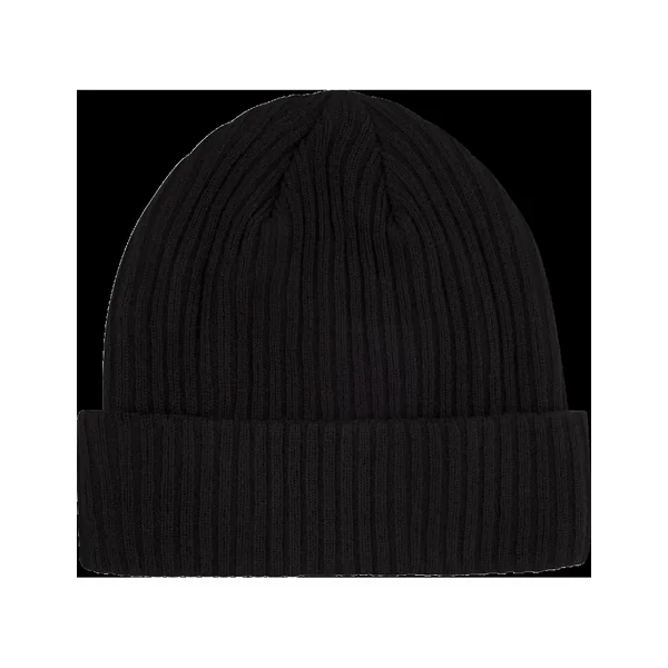 Fender bonnet Pick Patch ribbed beanie black