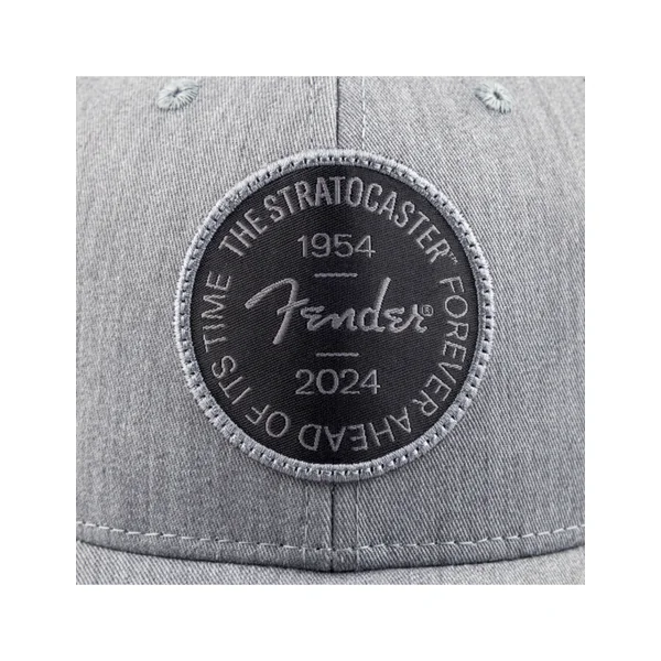 Fender casquette 70th Anniv. Stratocaster Badge Hat Gray
