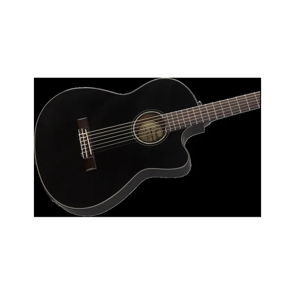Fender CN-140SCE nylon thinline WN black + étui