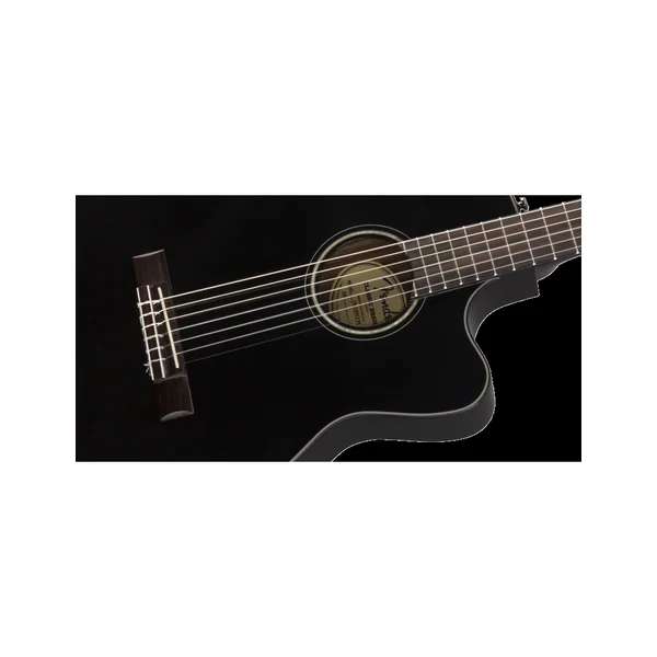 Fender CN-140SCE nylon thinline WN black + étui