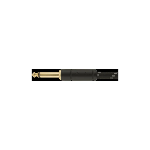 FENDER Deluxe Cable 3M Black Tweed Cable Instrument Droit/Coudé