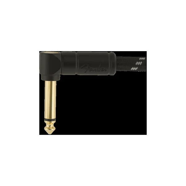 FENDER Deluxe Cable 3M Black Tweed Cable Instrument Droit/Coudé