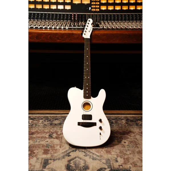Fender ltd Finneas American Acoustasonic Telecaster EB satin AWT + étui