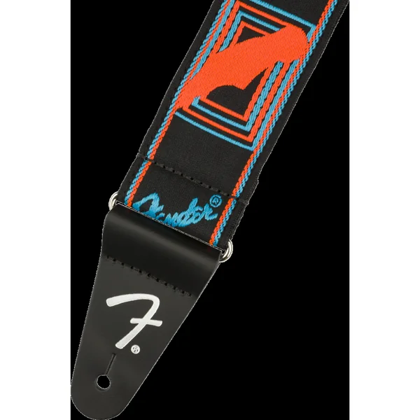 Fender neon monogrammed sangle blue/orange