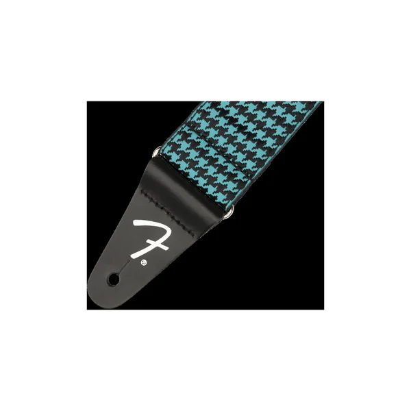 Fender sangle Houndstooth Jacquard teal