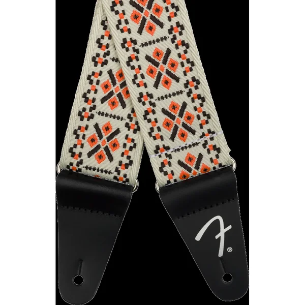 Fender sangle Pasadena woven strap lattice orange