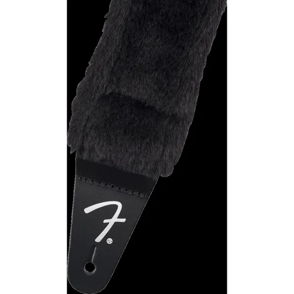 Fender sangle poodle plush strap black