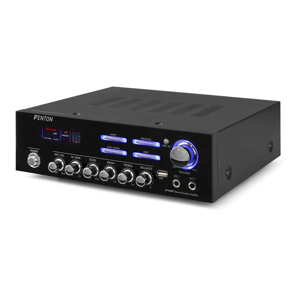 Fenton AV120BT - Amplificateur, Puissance de 2x 60W, Bluetooth