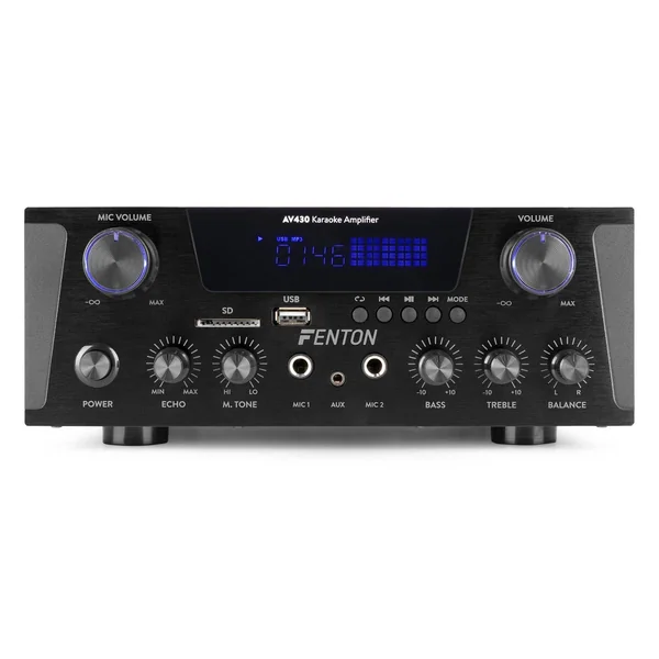 Fenton AV430B Amplificateur Audio HiFi 600 Watts