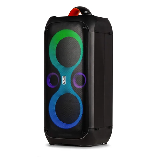 Fenton Core120 – Enceinte Sono Portable Lumineuse avec Bandoulière – 180 Watts, Autonomie 12H