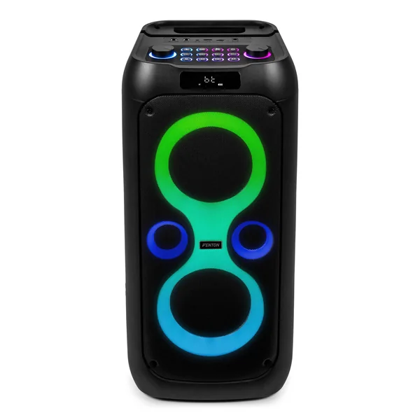 Fenton Core130 – Enceinte Bluetooth Lumineuse – 180 Watts, Autonomie 12H, Micro Inclus