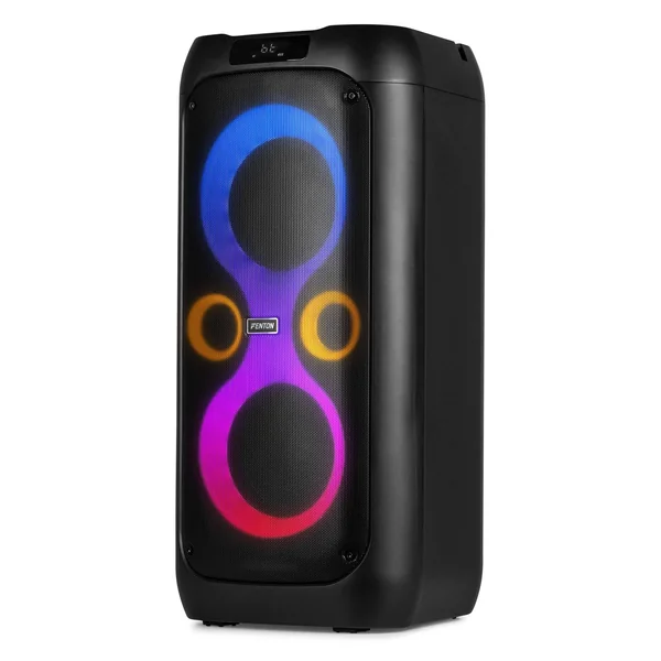 Fenton Core130 – Enceinte Bluetooth Lumineuse – 180 Watts, Autonomie 12H, Micro Inclus