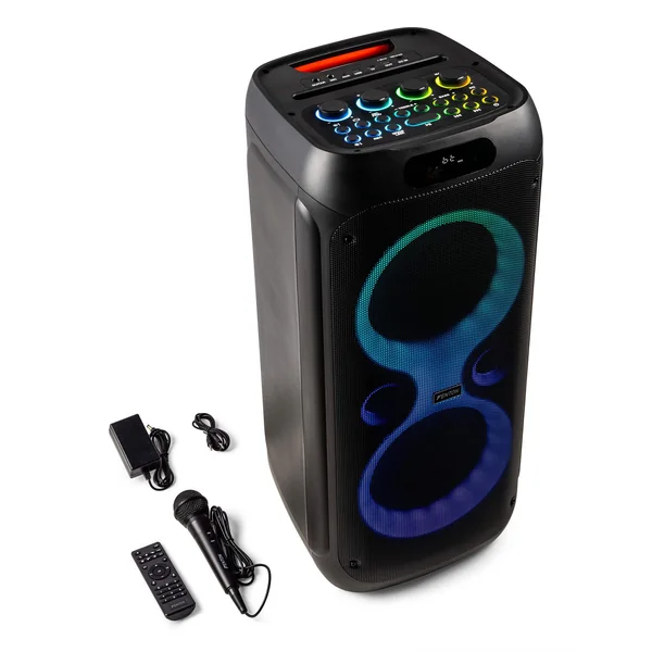 Fenton Core160 – Enceinte Bluetooth Lumineuse – 240 Watts, Autonomie 12H, Micro Inclus
