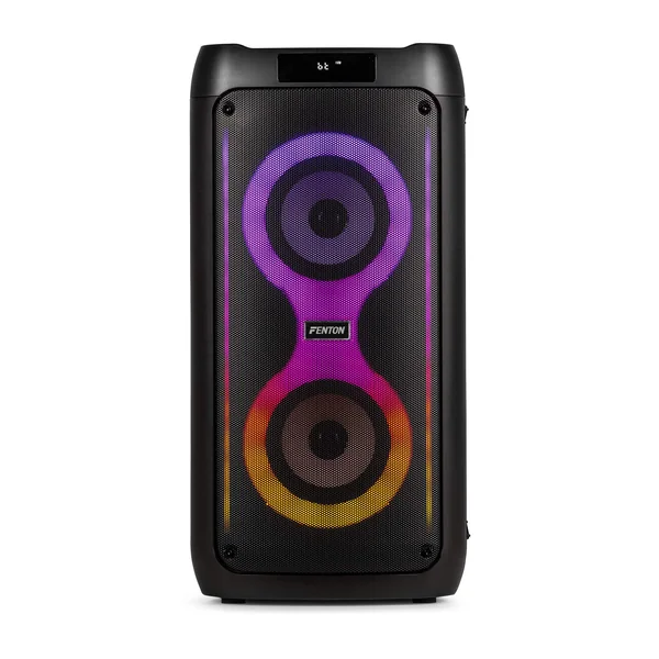 Fenton Core80 – Enceinte Bluetooth Lumineuse – 80 Watts, Autonomie 12H, Micro Inclus