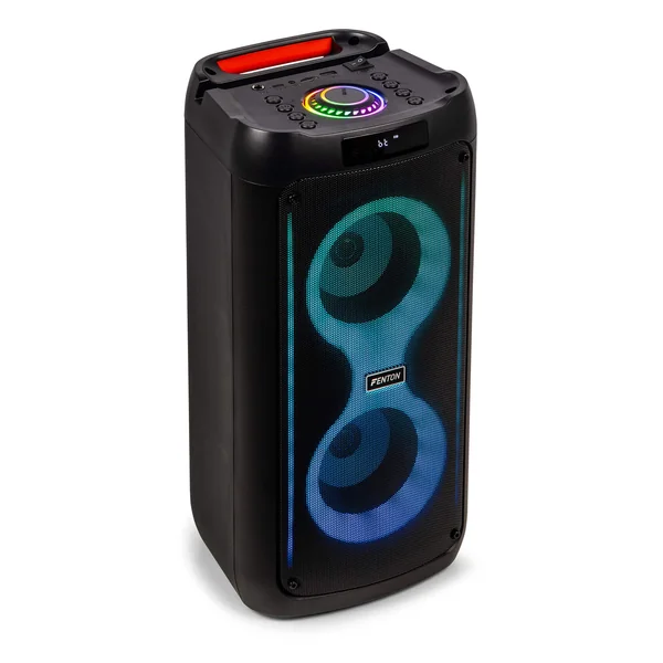 Fenton Core80 – Enceinte Bluetooth Lumineuse – 80 Watts, Autonomie 12H, Micro Inclus