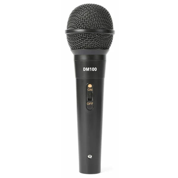 Fenton DM100 Microphone Dynamique - Microphone Filaire, Noir