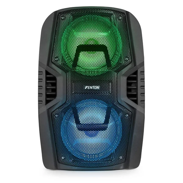 Fenton FT208LED Enceinte Sono Portable Bluetooth avec Batterie 2x 8"