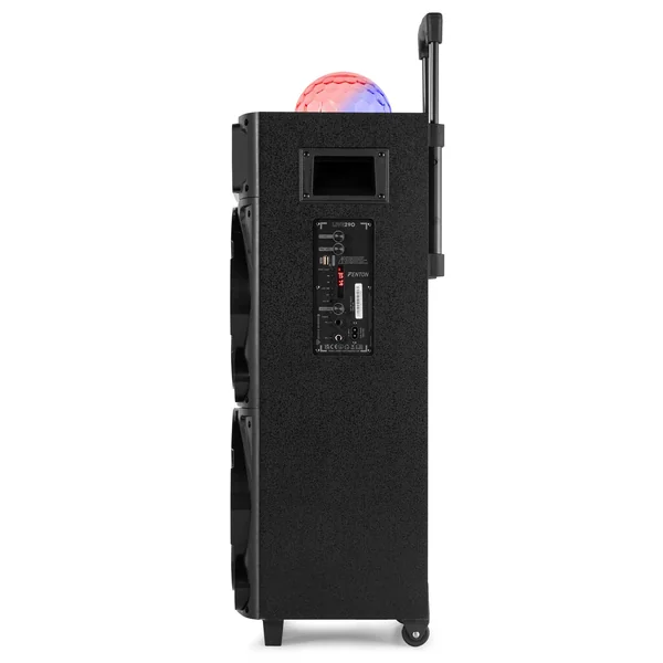 Fenton LIVE290 - Enceinte Karaoké Portable 300 Watts 2x8" avec Bluetooth et 2 Micros