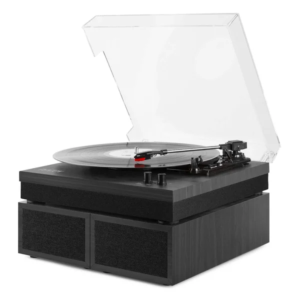 Fenton RP165B Platine Vinyle BT avec 2 Enceintes - Noir/Gris