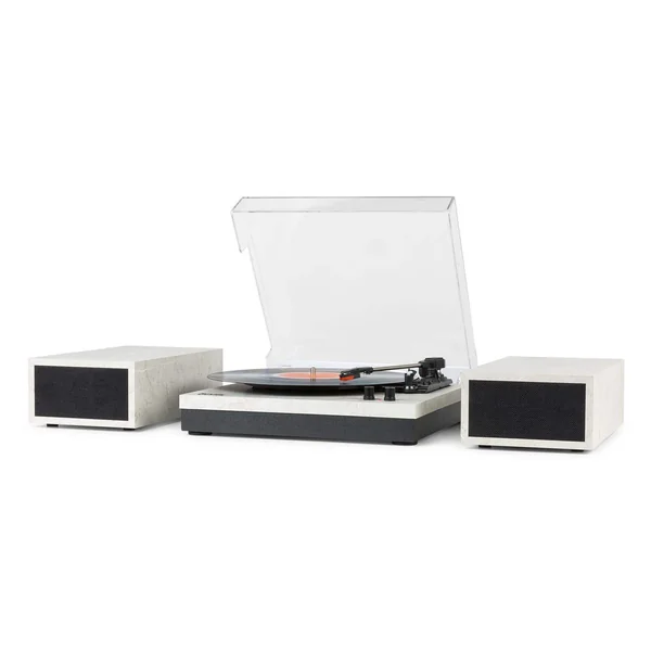 Fenton RP165M Platine Vinyle Bluetooth avec 2 Enceintes - Marbre