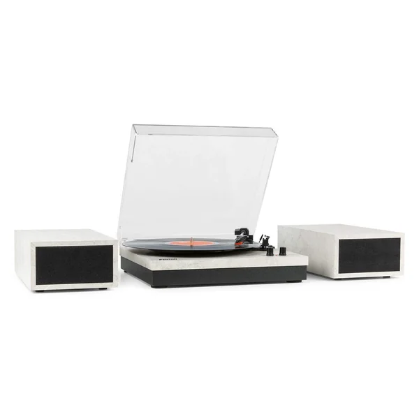 Fenton RP165M Platine Vinyle Bluetooth avec 2 Enceintes - Marbre