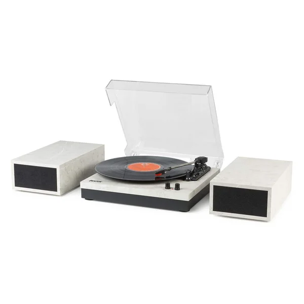 Fenton RP165M Platine Vinyle Bluetooth avec 2 Enceintes - Marbre