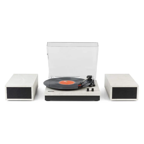 Fenton RP165M Platine Vinyle Bluetooth avec 2 Enceintes - Marbre