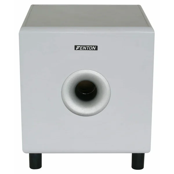 Fenton SHFS08W - Subwoofer Caisson de Basses Amplifié 8" - Blanc