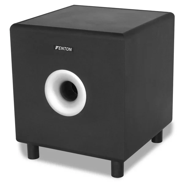 Fenton SHFS10B - Subwoofer Caisson de Basses Amplifié 10" - Noir