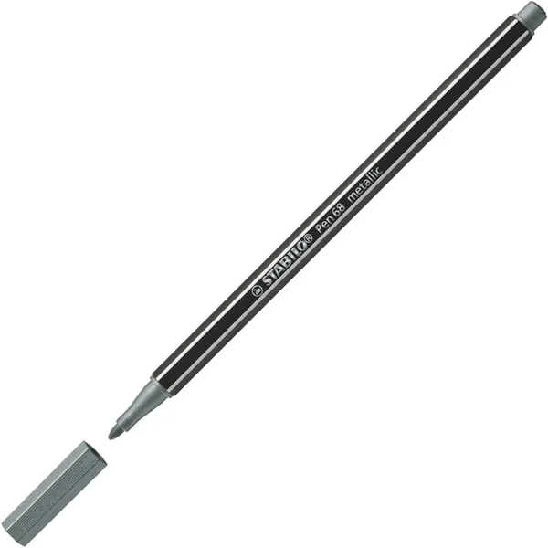 Feutre de dessin pointe moyenne STABILO Pen 68 metallic à l'unité