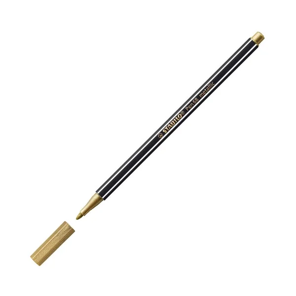 Feutre de dessin pointe moyenne STABILO Pen 68 metallic à l'unité