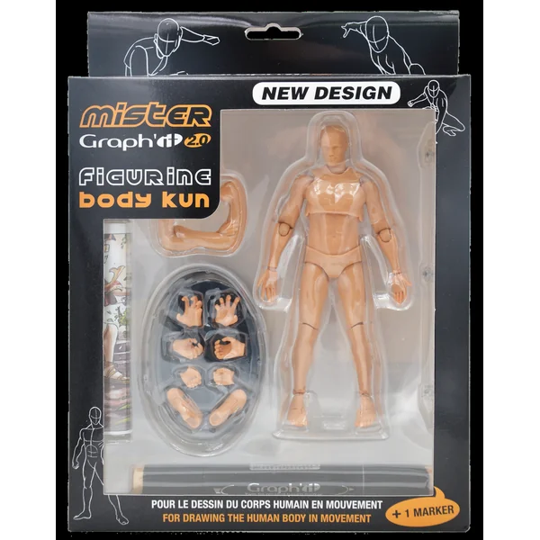 Figurine articulée Mister/Miss 2.0 + 1 Graphite Marker