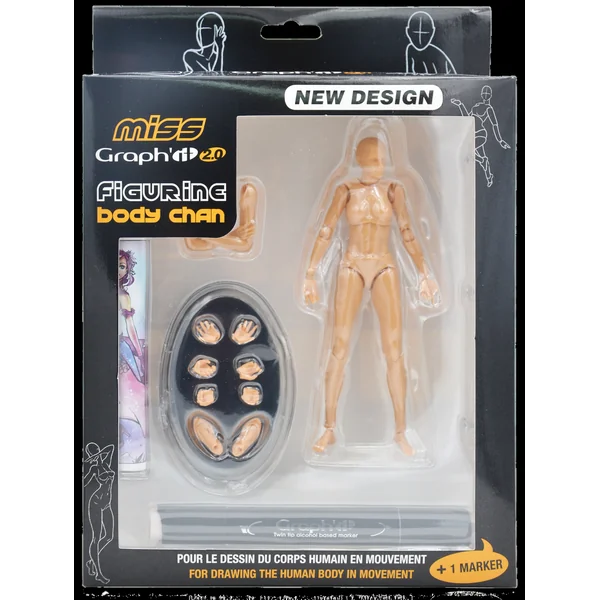 Figurine articulée Mister/Miss 2.0 + 1 Graphite Marker