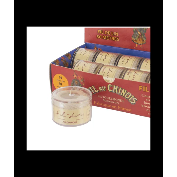 Fil de Lin Ecru Fil au Chinois - Polyvalence Historique pour Tous Vos Projets Créatifs