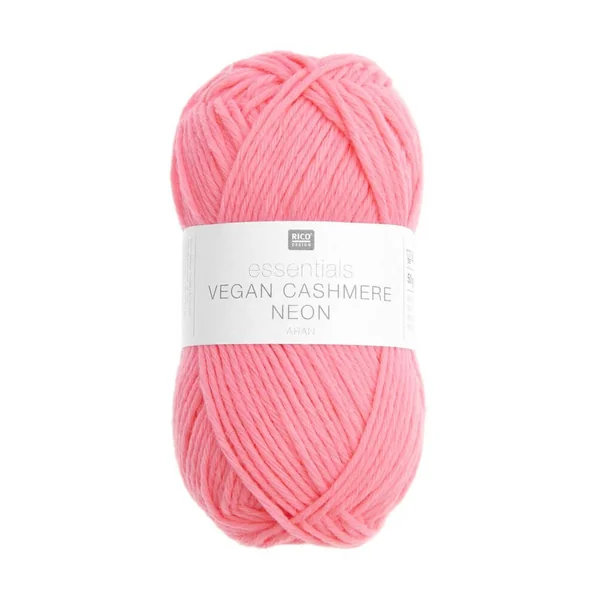 Fil à tricoter Essentials Vegan Cashmere NEON aran - Rico Design