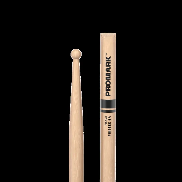 Finesse 5A Maple Drumstick, Small Round Wood Tip