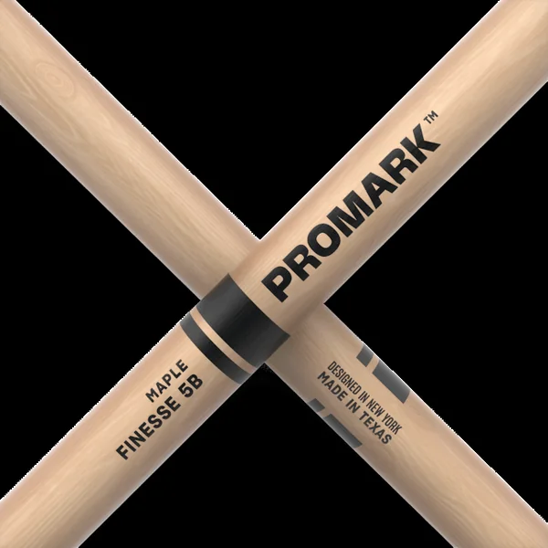 Finesse 5B Maple Drumstick, Small Round Wood Tip