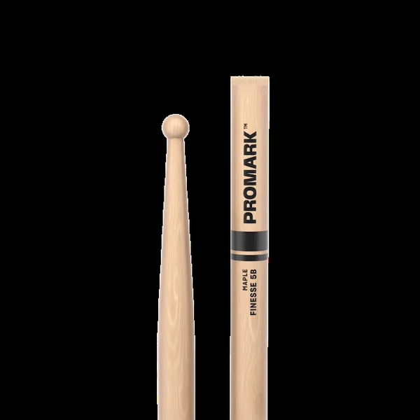 Finesse 5B Maple Drumstick, Small Round Wood Tip