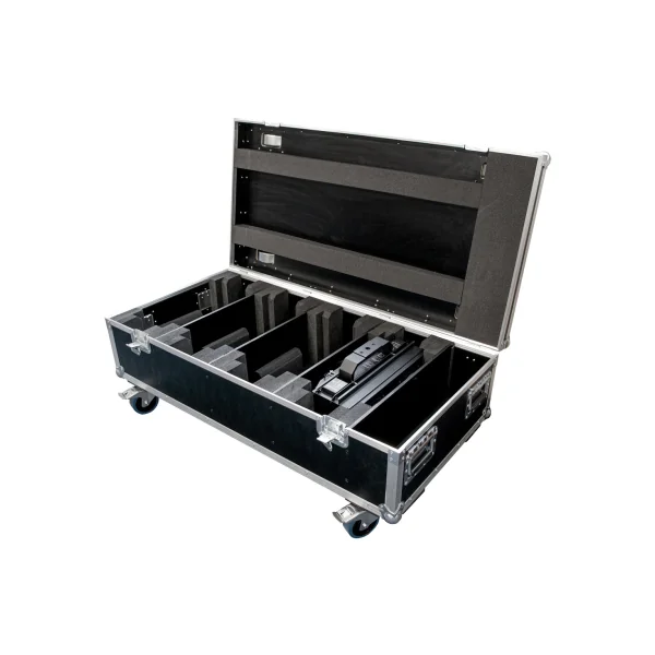 Flight case pour 4x ADJ Encore Burst 200 sur roulettes