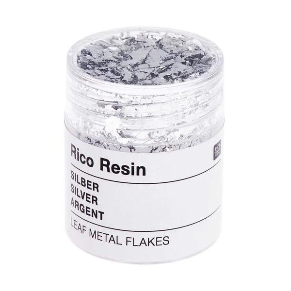Flocons de Feuille de Métal pour Résine de Rico Design - Ajoutez une Touche Métallique Brillante à Vos Créations