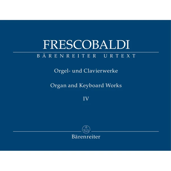 Frescobaldi G. Organ And Keyboard Works Vol 4 Orgue