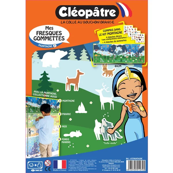 Fresques gommettes - 4 thèmes