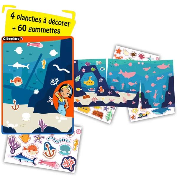 Fresques gommettes - 4 thèmes