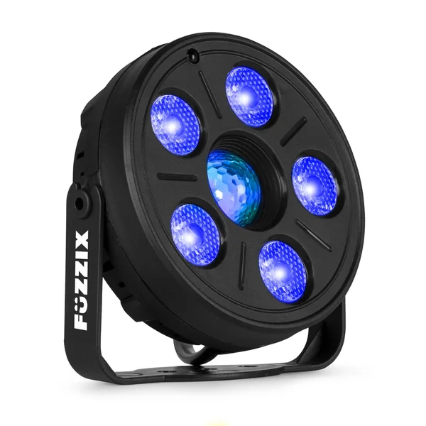 Fuzzix Comet M06 - Pack 4 × PAR LED 12 LED + Jelly Ball | Animation mobile & DJ, Bars & Événements