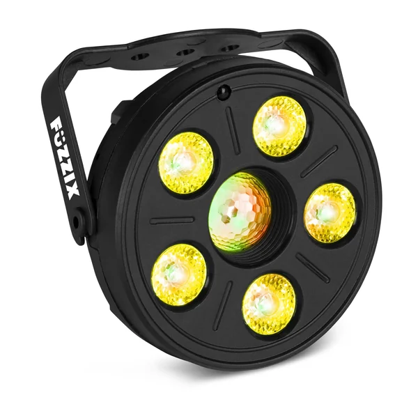 Fuzzix Comet M06 - Pack 4 × PAR LED 12 LED + Jelly Ball | Animation mobile & DJ, Bars & Événements